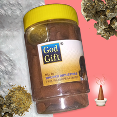 God Gift Lily Dhoop Cones 130g – Jar Pack
