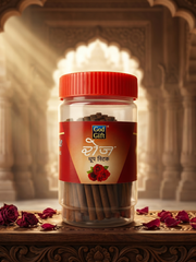 God Gift Rose Dhoop Stick 100gm - Jar pack