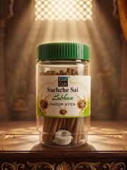 GOD GIFT SACHCHE SAI LOBHAN DHOOP STICKS 75G - JAR PACK