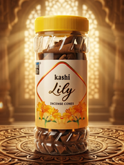 God Gift Lily Dhoop Cones 400g– Jar Pack
