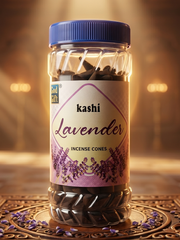 God Gift  Lavender Dhoop Cones 400g – Jar Pack