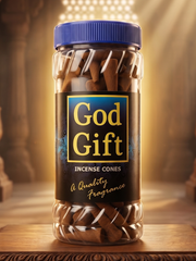 God Gift  Dhoop Cones 400g – Jar Pack