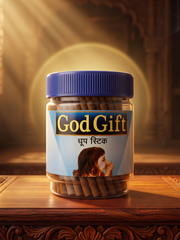 GOD GIFT DHOOP STICKS 150G - JAR PACK