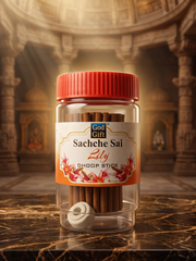 GOD GIFT SACHCHE SAI LILY DHOOP STICKS 75G - JAR PACK