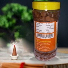 God Gift Lily Dhoop Cones 400g– Jar Pack