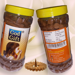 God Gift Lily Dhoop Cones 400g– Jar Pack