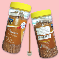 God Gift  Chandan Dhoop Stick Jar – 300g