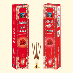 Jumbo Agarbatti Box - Gulab  (White Stick)