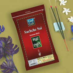 Sachche Sai Premium Zipper Pouch Agarbatti - Regular
