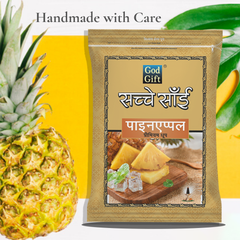 Sachche sai zipper pouch dhoop - Pineapple