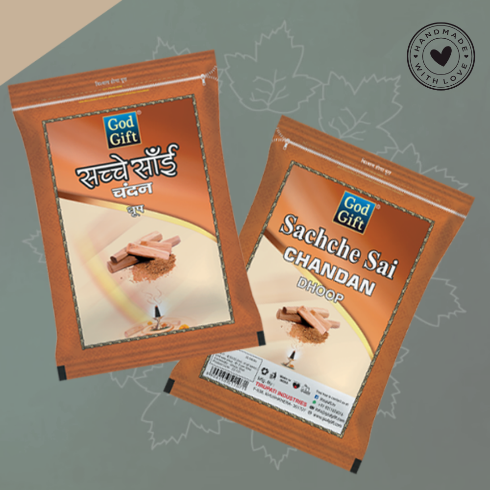 Sachche Sai Zipper Pouch Dhoop - Chandan – Godgift (Unit Of