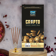 Premium Zipper Pouch Agarbatti - Crypto