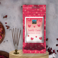 Premium Zipper Pouch Agarbatti - Sweet Love