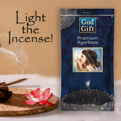 Premium Zipper Pouch Agarbatti - God Gift