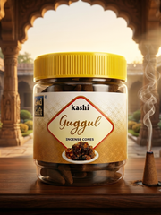 GOD GIFT GUGGUL DHOOP CONES 200G - JAR PACK