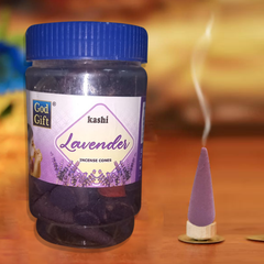 God Gift Lavender Dhoop Cones 130g – Jar Pack