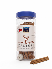 GOD GIFT KASTURI DHOOP STICKS JAR - 300G