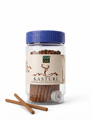 GOD GIFT KASTURI DHOOP STICKS 100G - JAR PACK