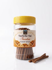 GOD GIFT SACHCHE SAI CHANDAN DHOOP STICKS 75G - JAR PACK