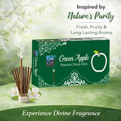 God Gift Green Apple Dhoop Stick (Big)