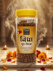 God Gift Vidhya Dhoop Stick Jar – 300g
