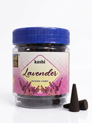 GOD GIFT LAVENDER DHOOP CONES 200G - JAR PACK