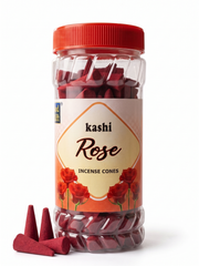 God Gift Rose Dhoop Cones 400g – Jar Pack