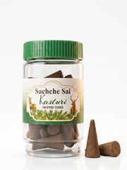 Sachche Sai Kasturi Dhoop Cones 100g– Jar Pack